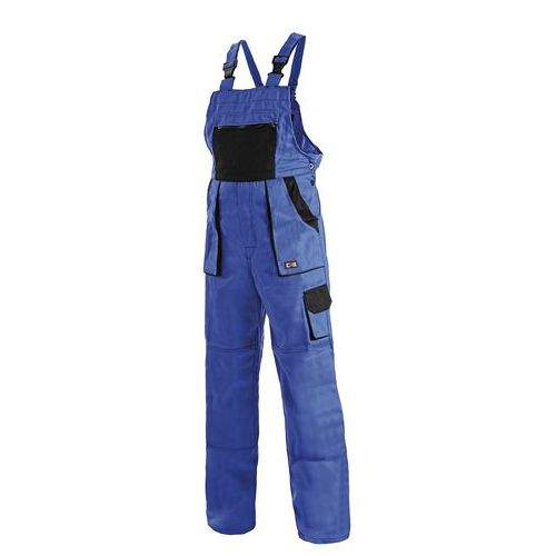 Pánské montérkové kalhoty CXS s laclem, modré/černé, vel. 52