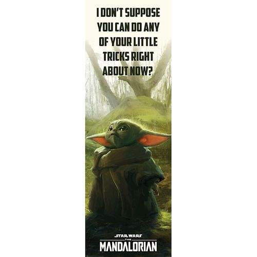 Pyramid International Plakát na dveře Star Wars: Mandalorian - Special Tricks