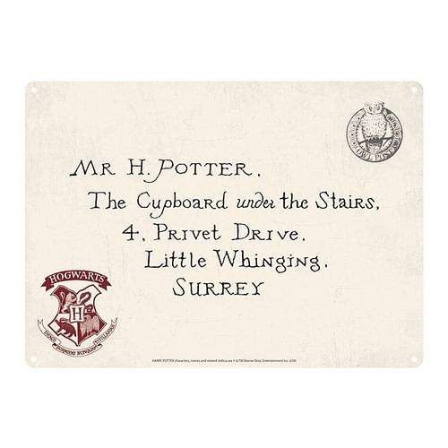 Half Moon Bay Plechová cedule Harry Potter - Letters