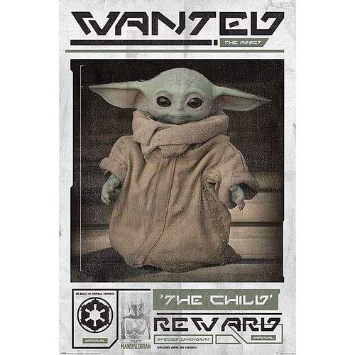 Pyramid International Plakát Star Wars: Mandalorian - Wanted the Child