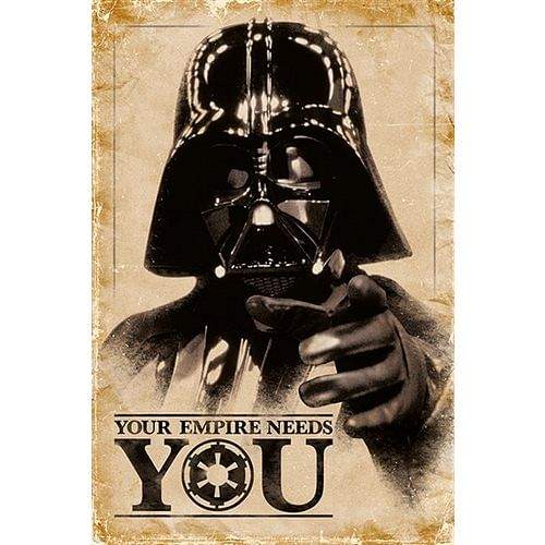 Pyramid International Plakát Star Wars - Darth Vader: Your Empire Needs You