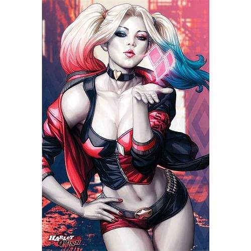 Pyramid International Plakát Batman - Polibek Harley Quinn