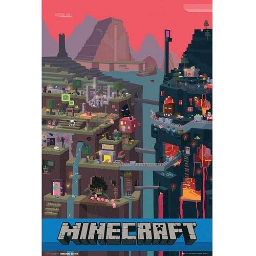 ABYstyle Plakát Minecraft - World
