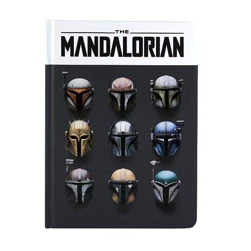Half Moon Bay Zápisník Star Wars: Mandalorian - Helmets A5