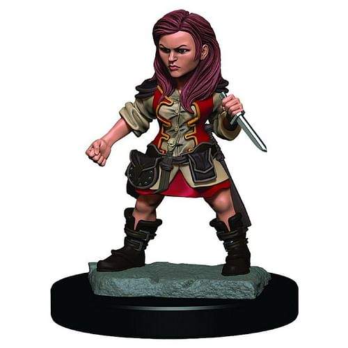 WizKids D&D Miniatures: Icons of the Realms - Halfling Female Rogue