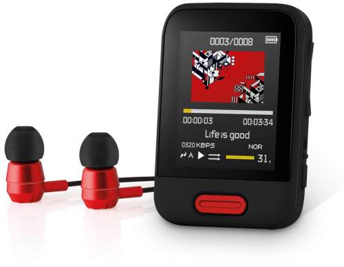 SENCOR SFP 7716 BK 16GB MP3 / MP4 přehrávač