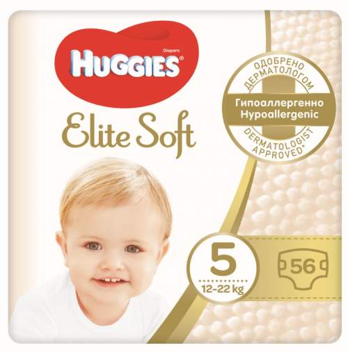 HUGGIES Elite Soft 5, 56 ks