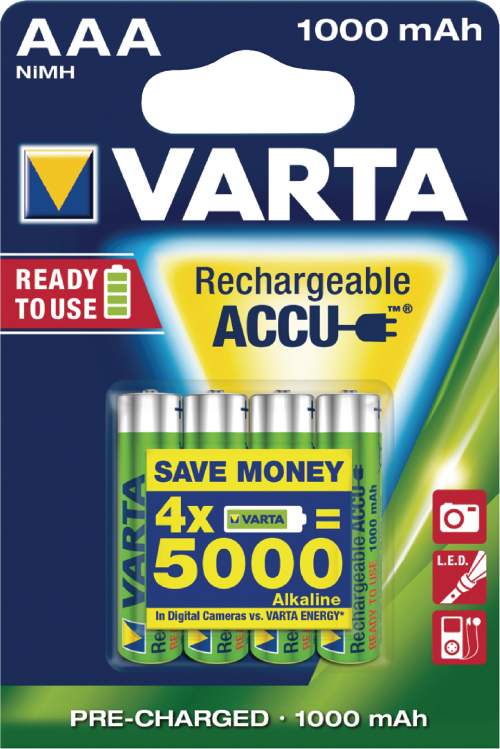 Varta HR03 Recharge Accu Power AAA baterie