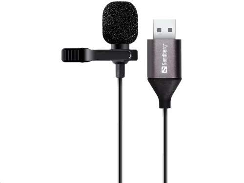 Sandberg Streamer USB Clip Microphone 126-19