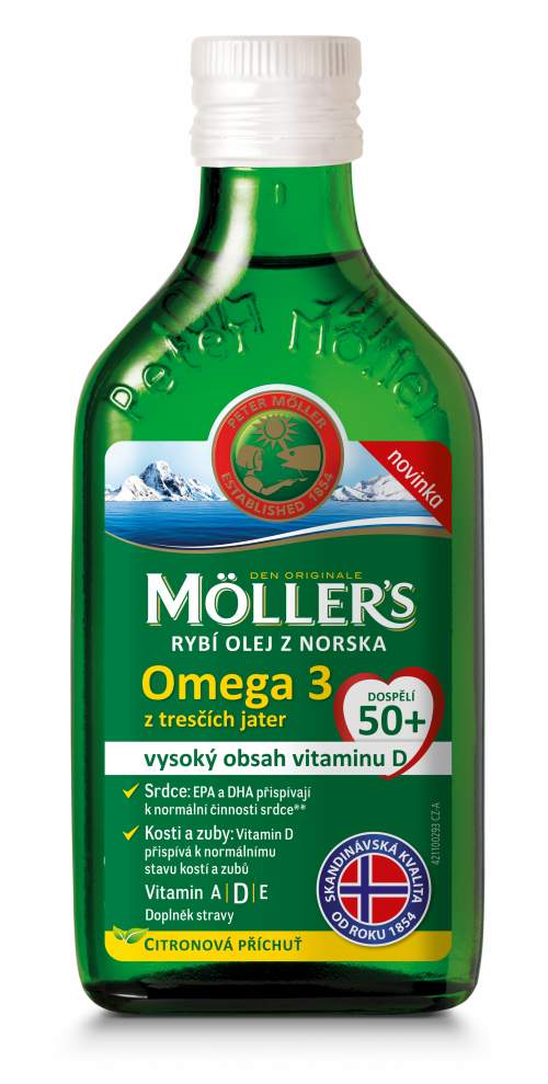 Möller´s Möller's Omega3 Dospělí 50+ 250ml