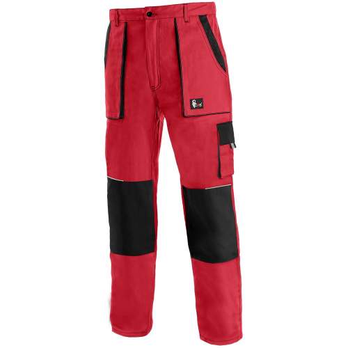CXS LUXY JOSEF pánské kalhoty, červeno-černé
