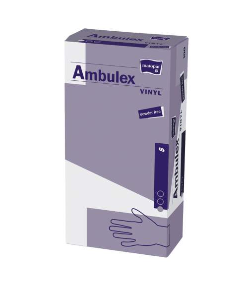 Ambulex jednorázové rukavice S, 100ks