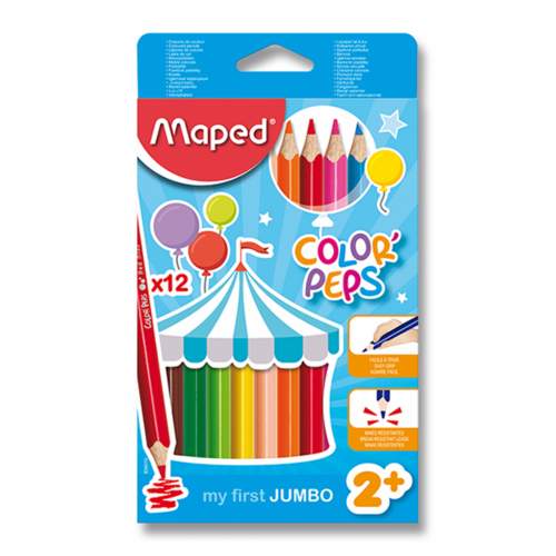 MAPED Jumbo Color'Peps 12ks