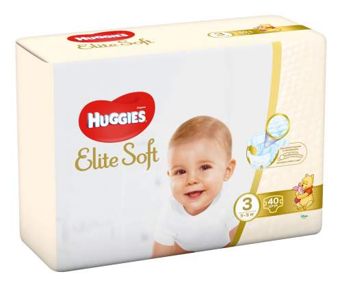 HUGGIES Elite Soft  3, 40 ks
