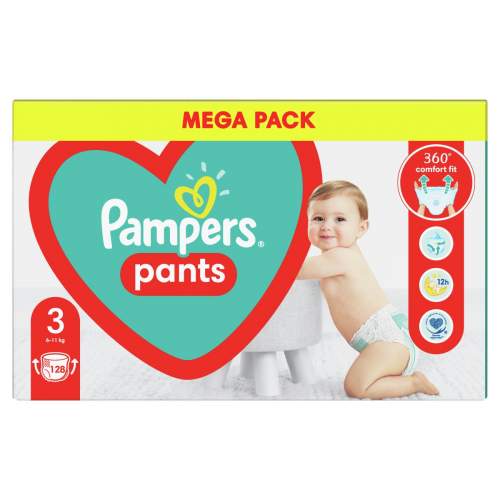 PAMPERS Pants vel.3 (6-11kg), 128 ks