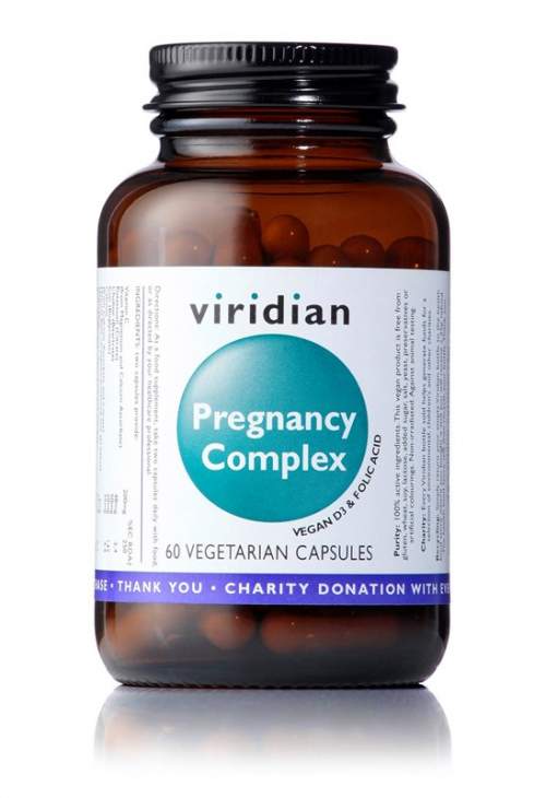 Viridian Pregnancy Complex 60 kapslí (Natural multivitamín pro těhotné)