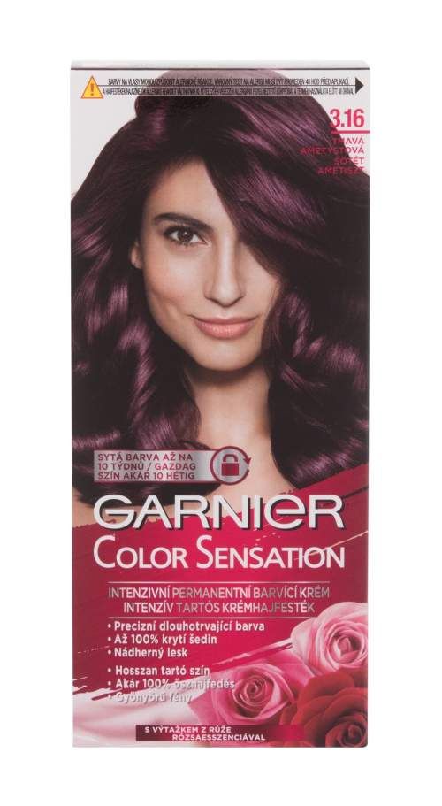 Garnier Color Sensation Barva na vlasy 40 ml odstín 3,16 Deep Amethyste