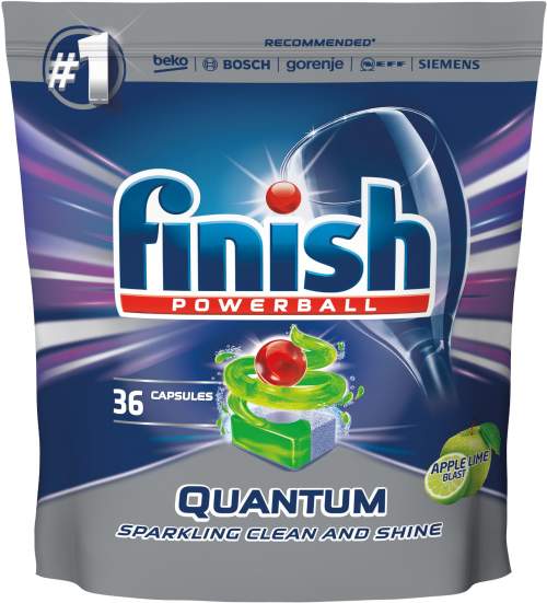 Finish Quantum Max Apple Lime Blast tablety do myčky 36 ks