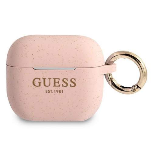 Guess Glitter Printed Logo pro Airpods 3