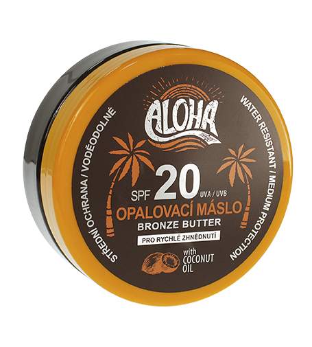 Aloha opalovací máslo s kokosovým olejem SPF20 200 ml