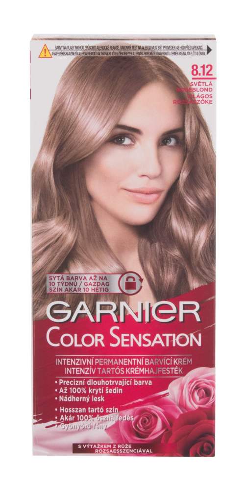 Garnier Color Sensation Barva na vlasy 40 ml odstín 8,12 Light Roseblonde