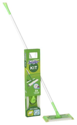 Swiffer Kit mop sada (mop + náhrada 8 ks + vlhčená náhrada 3 ks)