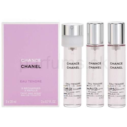 Chanel Chance Eau Tendre toaletní voda pro ženy 3x20 ml