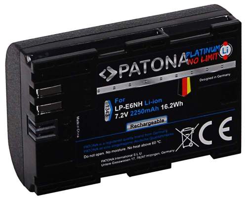 PATONA 2250mAh Li-Ion Platinum EOS R5/R6