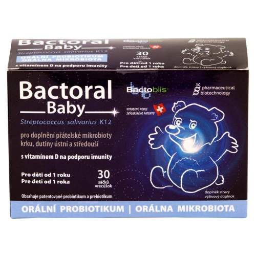 FAVEA Bactoral baby s vitamínem D 30 sáčků
