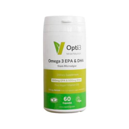 Vegetology Opti3 Liquid. Omega - 3 EPA a DHA, s vitamínem D, 150 ml
