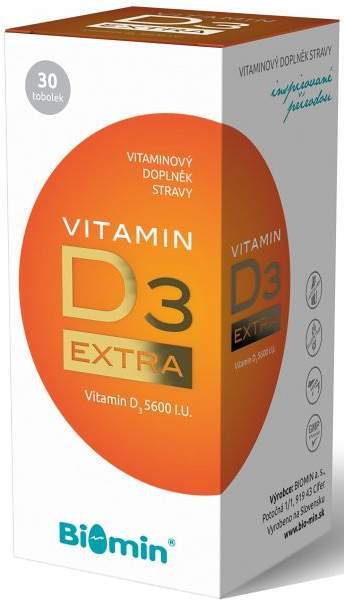 Biomin Vitamin D3 Extra 30 kapslí