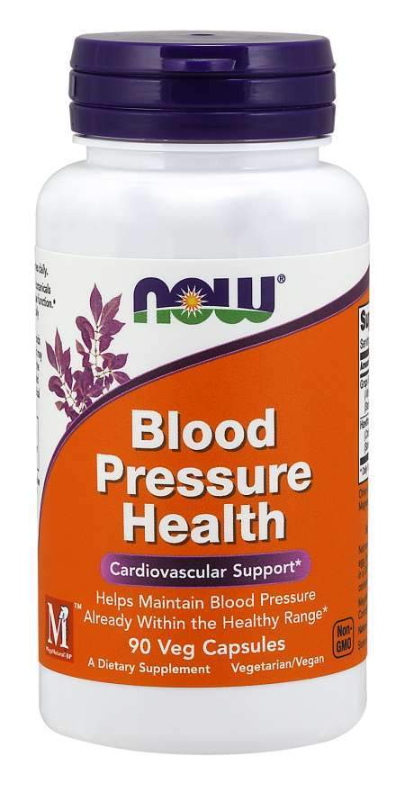 NOW Blood Pressure Health (zdravý krevní tlak), 90 rostlinných kapslí
