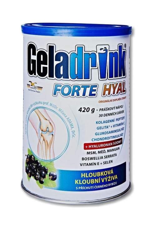 ORLING Geladrink Forte Hyal nápoj Černý Rybíz 420 g