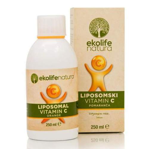 Ekolife natura Liposomal C 500 mg 250 ml pomeranč