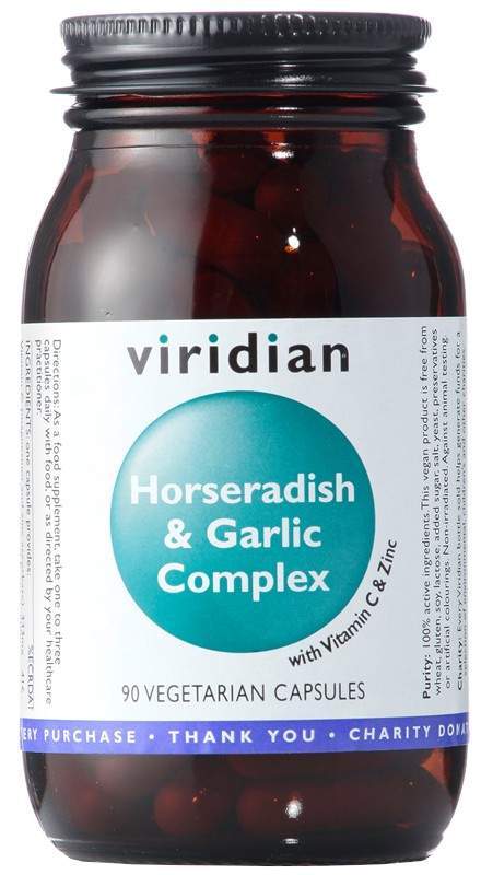 Viridian Horseradish and Garlic Complex 90 kapslí (Křen a česnek)