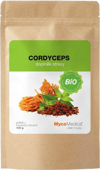MycoMedica - BIO Cordyceps prášek, 100 g