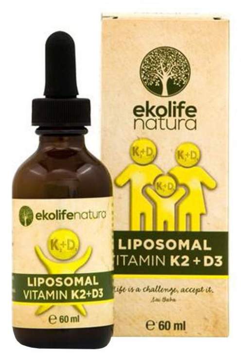 Ekolife Natura Liposomal Vitamin K2 + D3 60ml