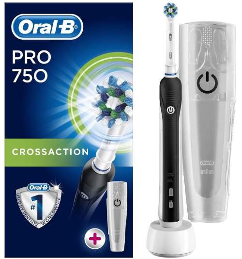 Oral B Pro 1-750 Cross Action Black