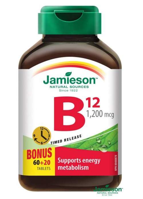 JAMIESON Vitamín B12 1200mcg