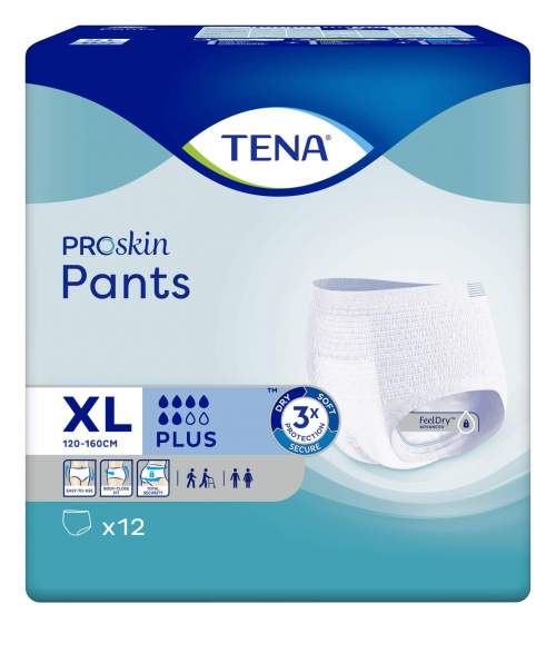 TENA Pants Plus X-Large kalhotky navlékací 12 ks