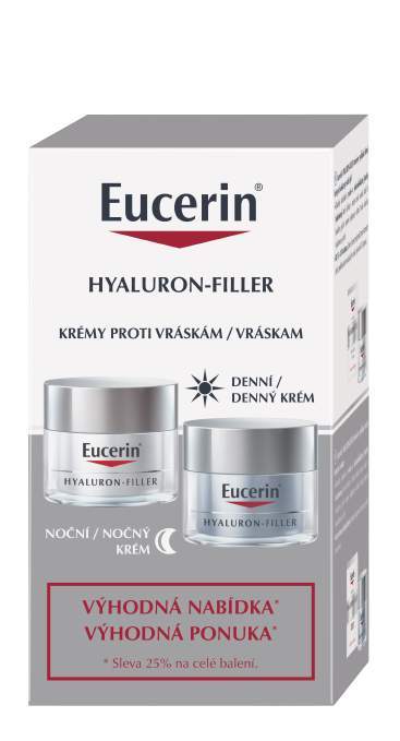 Eucerin Hyaluron Filler denní+noční krém 2x50ml