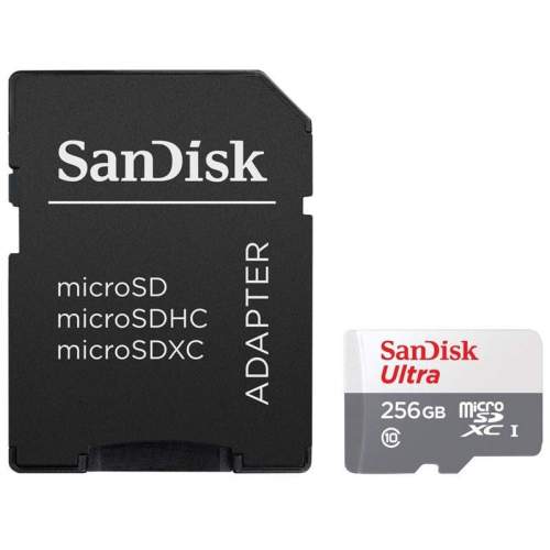 SanDisk Ultra MicroSDXC Class 256GB + adaptér