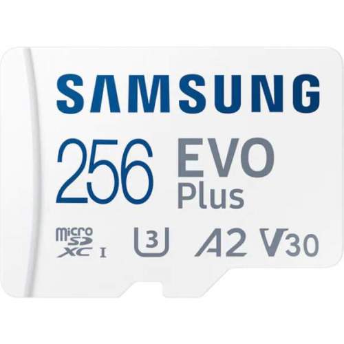 Samsung MicroSDXC 256GB EVO Plus + SD adaptér