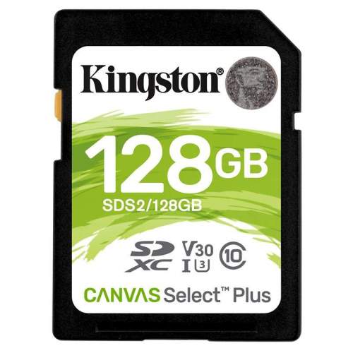 Kingston SDXC Canvas Select Plus 128GB 100MB/s