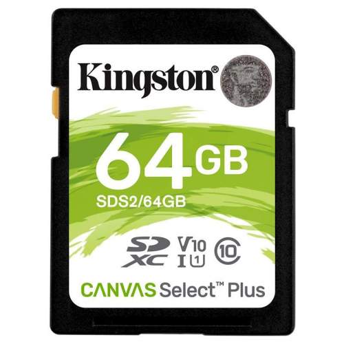 Kingston SDXC Canvas Select Plus 64GB 100MB/s