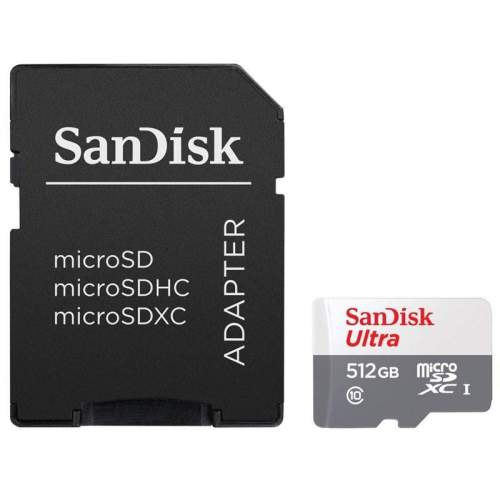 SanDisk Ultra MicroSDXC Class 10 512GB + adaptér