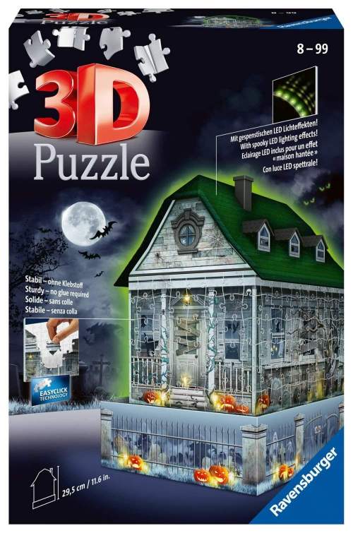 Ravensburger 3D Puzzle 112548 Strašidelný dům