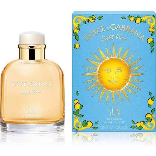 Dolce & Gabbana Light Blue Sun pour Homme, Toaletní voda, Pro muže, 75ml