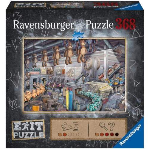 Ravensburger 16484 Exit: V továrně na hračky 368 dílků