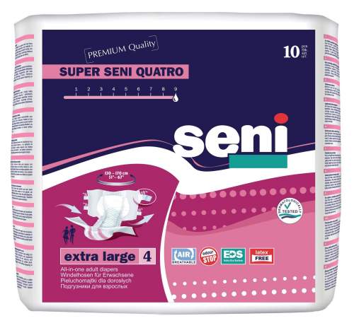 Super Seni Quatro Extra Large kalhotky 10 ks